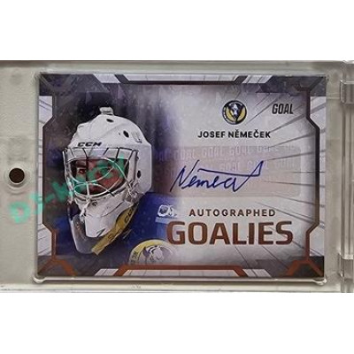 2023/24 Goal cards Chance Liga 2. série #AG-18 Josef Němeček Goalies Autograph 1/1