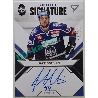 2021/22 Sportzoo TIPSPORT ELH Jake Dotchin #SL1-JD 79/90 Signature level 1