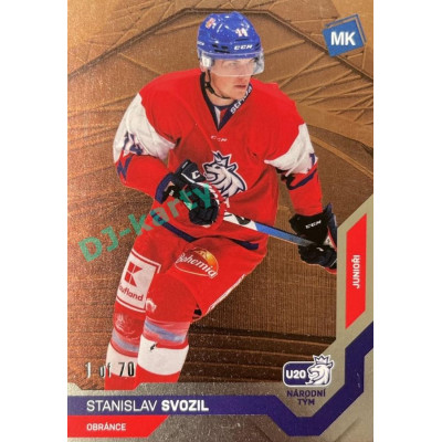 2021/22 MK reprezentace #063 Stanislav Svozil U20 Bronze 1 of 70