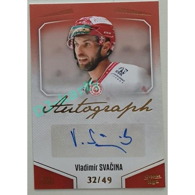 2022/23 Goal Cards Chance Liga 1. série #A-59 Vladimír Svačina Autograph 32/49