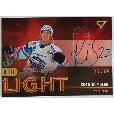 2022/23 Sportzoo ELH 2. série #RLS-KS Kim Strömberg Red Light Auto xx/65