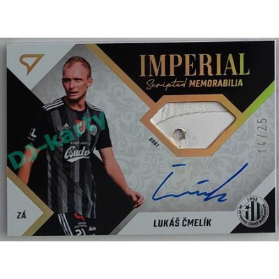 2022/23 Sportzoo Fortuna Liga 2. série #IM-CM Lukáš Čmelík Imperial Scripted Memorabilia 14/25