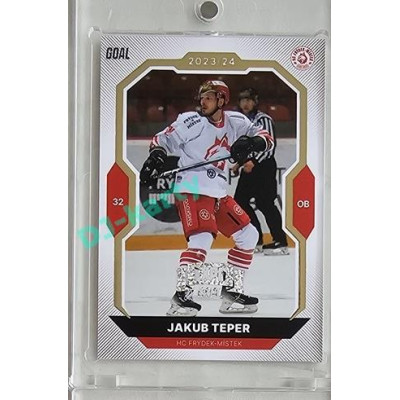 2023/24 Goal cards Chance Liga 2. série #315 Jakub Teper Expo Perleť 1of7