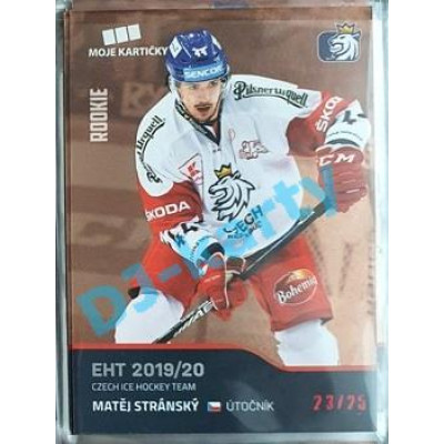 2020 MK reprezentace Matěj Stránský RC EHT #33 23/25 Red