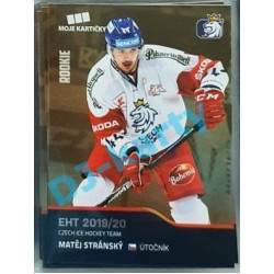 2020 MK reprezentace Matěj Stránský RC EHT #33 Gold Promo