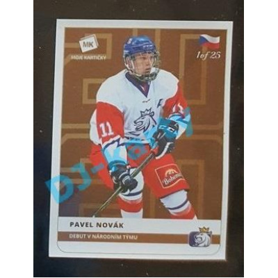 2020 MK Stick Pavel Novák Debut v národním týmu #27 1 of 25 Bronze