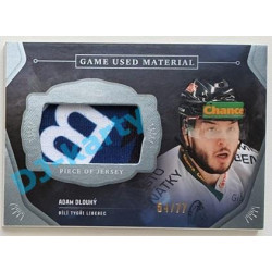 2020/21 OFS 2. série Adam Dlouhý #GUM-ADL 54/77 Game Used Material