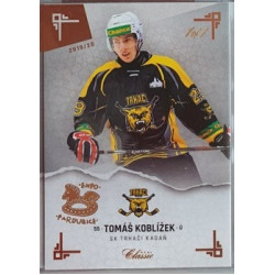 2019/20 OFS Chance liga Tomáš Koblížek #299 1/1 Leather paralel Expo Pard.