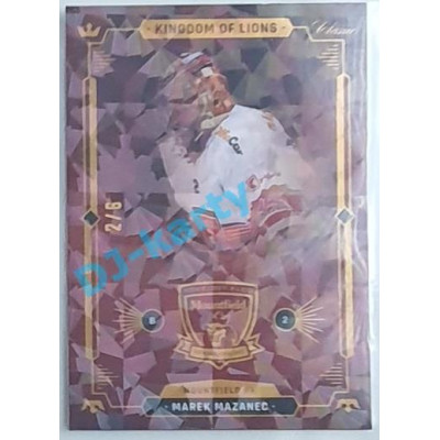 2021 OFS Kingdom of Lions Marek Mazanec #B02 2/6 Cracked Ice