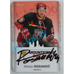 2017 OFS Mountfield Cup Mislav Rosandič #8 2/10 Autograph Die Cut