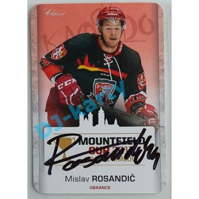 2017 OFS Mountfield Cup Mislav Rosandič #8 2/10 Autograph Die Cut