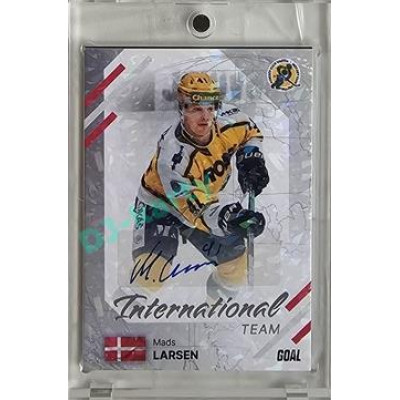 2023/24 Goal cards Chance Liga 2. série #IN-09 Mads Larsen International Autograph 1/1