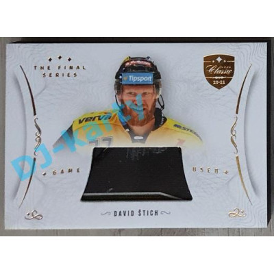 2021/22 OFS The Final Series David Štich #STI-STD Game Used Stick Gold PROMO