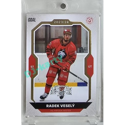 2023/24 Goal cards Chance Liga 2. série #322 Radek Veselý Expo Perleť 1of7