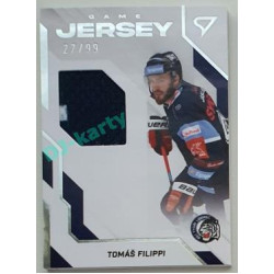 2022/23 Sportzoo ELH 2. série #GJ-TF Tomáš Filippi Game Jersey 27/99