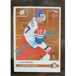 2020 MK Stick Filip Hronek Nejlepší obránce Karjaly #27 1 of 25 Bronze