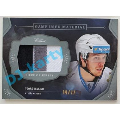 2020/21 OFS 2. série Tomáš Redlich #GUM-TRE 14/77 Game Used Material