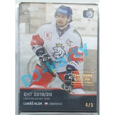 2020 MK reprezentace Lukáš Klok #14 5/5 Silver Czech Expo