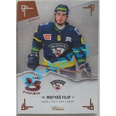 2019/20 OFS Chance liga Matyáš Filip #281 x/6 Expo Pard.