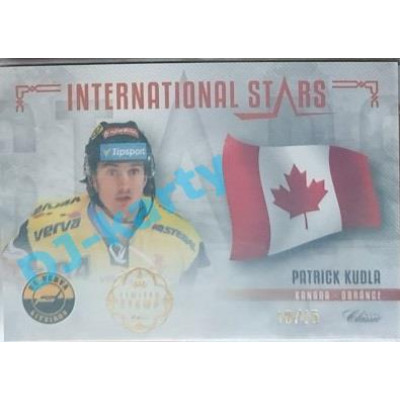 2019/20 OFS Patrick Kudla #IS-PKU 10/15 International Stars Limited Stamp
