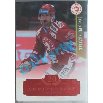 2017/18 OFS Jakub Petružálek #65 10/29 Red Retro