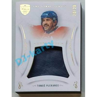 2021/22 OFS The Final Series Tomáš Plekanec #MEM-TE 20/20 Game Used Gold