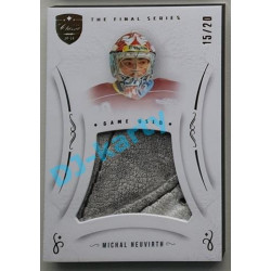 2021/22 OFS The Final Series Michal Neuvirth #MEM-MN 15/20 Game Used Gold