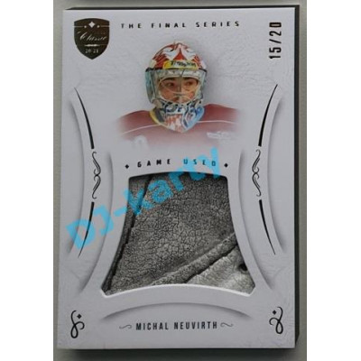 2021/22 OFS The Final Series Michal Neuvirth #MEM-MN 15/20 Game Used Gold
