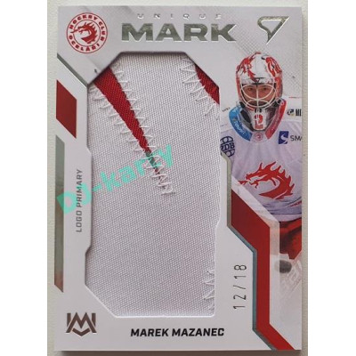 2022/23 Sportzoo ELH 2. série #UM-MM Marek Mazanec Unique Mark 12/18