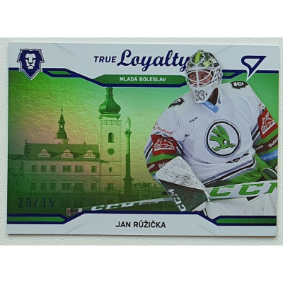 2021/22 Sportzoo TIPSPORT ELH 2. série #TL-10 Jan Růžička True Loyalty 20/35
