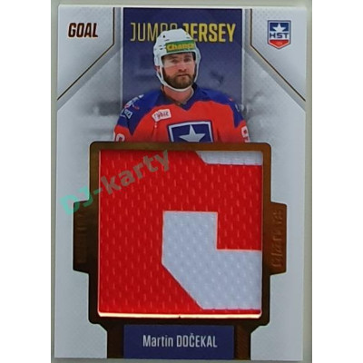 2022/23 Goal Cards Chance Liga 1. série #J-08 Martin Dočekal JUMBO Jersey 06/77