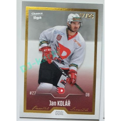 2022/23 Goal Cards Chance Liga 1. série #146 Jan Kolář Gold 17/23