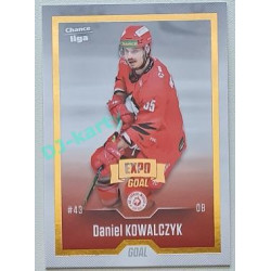 2022/23 Goal Cards Chance Liga Update #466 Daniel Kowalczyk Expo Gold 1 of 3