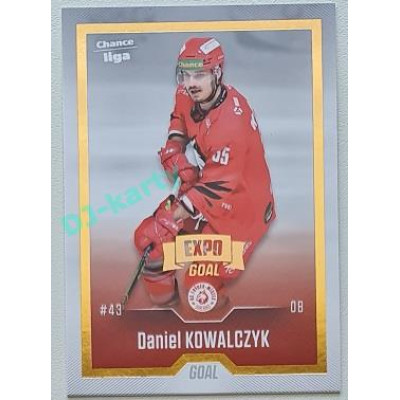 2022/23 Goal Cards Chance Liga Update #466 Daniel Kowalczyk Expo Gold 1 of 3