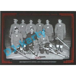 2020 OFS SSČH Mistrovství Evropy 1933 Československo #HCNT-10 20/30 History of Czech National Teams Red