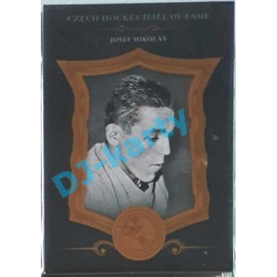 2020 OFS Síň slávy českého hokeje Josef Mikoláš #SSCH-078 07/25 Black Cut
