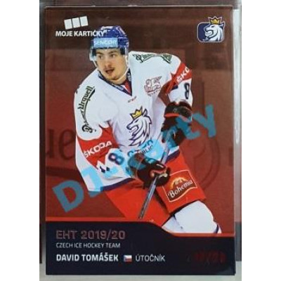 2020 MK reprezentace David Tomášek EHT #35 12/25 Red