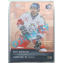 2020 MK reprezentace Lukáš Klok #14 2/5 Red Czech Expo