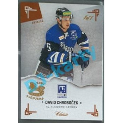 2019/20 OFS Chance liga David Chroboček #106 1/1 Leather paralel Expo Pard.