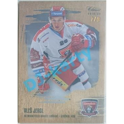 2019/20 OFS Aleš Jergl #78 7/9 Gold Rainbow