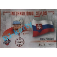 2019/20 OFS Matej Paulovič #IS-MPA 01/15 International Stars Limited Stamp