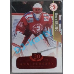 2017/18 OFS Šimon Hrubec #58 14/29 Red Retro