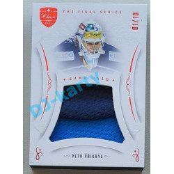 2021/22 OFS The Final Series Petr Přikryl #JER-PR 01/10 Game Used Jersey Red