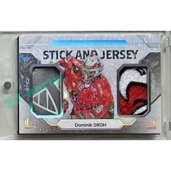 2023/24 Goal cards Chance Liga 2. série #SJ-18 Dominik Groh Game Used Material Jersey&Stick 5/5