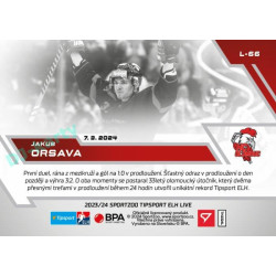 2023/24 Sportzoo ELH LIVE #L-66 Jakub Orsava xx/29