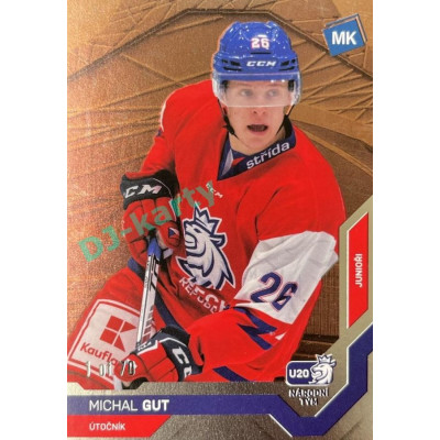 2021/22 MK reprezentace #066 Michal Gut U20 Bronze 1 of 70