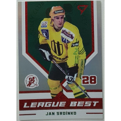 2022/23 Sportzoo ELH 1. série #LB-18 Jan Srdínko League Best Limited xx/99