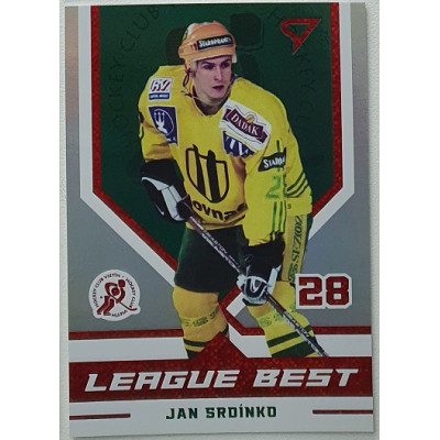 2022/23 Sportzoo ELH 1. série #LB-18 Jan Srdínko League Best Limited xx/99
