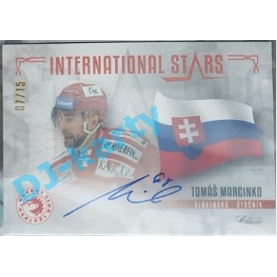 2020/21 OFS 1. série Tomáš Marcinko #IS-TMA 07/15 International Stars Signature