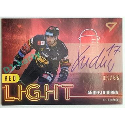 2022/23 Sportzoo ELH 2. série #RLS-AK Andrej Kudrna Red Light Auto xx/65